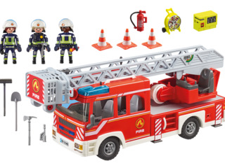 Jucărie constructor Playmobil mașină de pompieri foto 10
