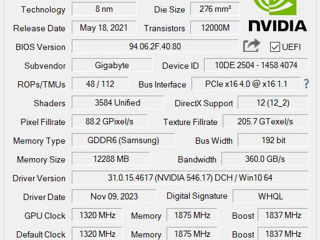 Gigabyte Geforce RTX 3060 12GB foto 10