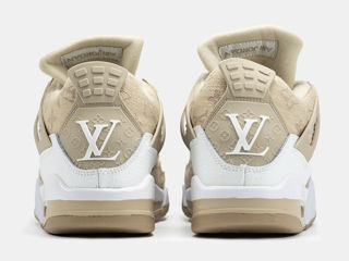 Nike Air Jordan 4 Retro Beige x Louis Vuitton Unisex foto 7