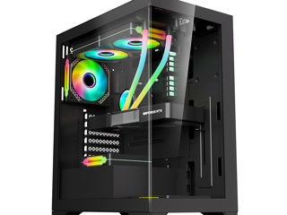 new / Корпуса 1STPLAYER сarcase PC, аквариумы RGB Case Mesh / Deco foto 2