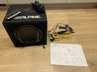 Новый сабвуфер Alpine 815 качество звука шикарное. Возможна установка.