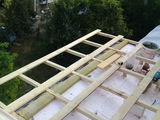 Ремонт крыша балкона из профнастила 548  +утепление крыши пенопласто!!! foto 1