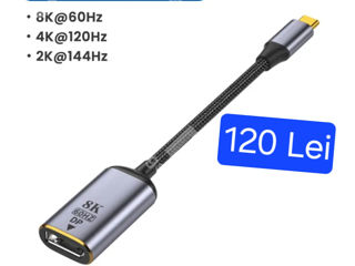 USB-C  TYPE-C 3,1 в DP  порт- конвертер,Кабель foto 4