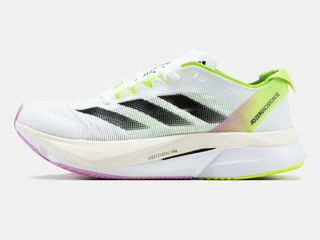 Adidas Adizero Boston 12 White/Toxic