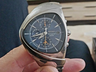 Seiko Men's Chronograph Assymetrical Streamline Ventura foto 2