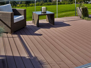 Lemn plastifiat,scandura din compozitm,  lemn compozit, decking wpc, tерасная доска foto 2