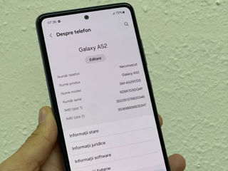 Samsung A52 6/128gb lucreaza ideal / bateria tine o zi foto 6