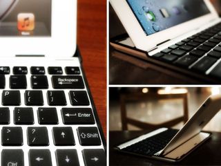 Клавиатура-кейс блютуз для iPad- 299 Lei! (Bluetooth aluminium keyboard for iPad) foto 4