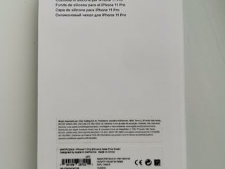 Husa originala silicon IPhone 11 Pro Pine Green foto 2