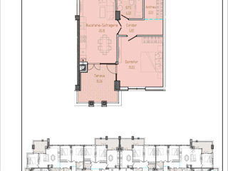 Apartament cu 1 cameră, 56 m², Centru, Comrat foto 4