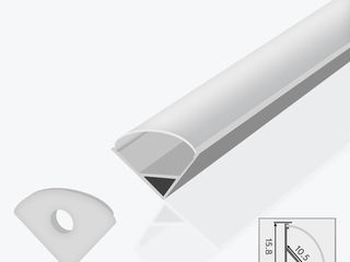 Алюминиевый профиль LED встраиваемый в гипсокартон, профиль LED, panlight, LED лента foto 6
