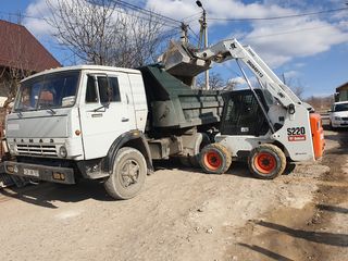 Servicii bobcat buldoexcavator autobasculanta kamaz demolare si evacuare matereale de construcție foto 3