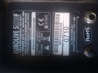 Мониторы behringer eurolive s1220f foto 1