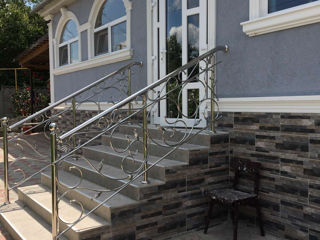 Перила из Нержавейки , Плексиглас !!! Balustrade din Inox , Plexiglas foto 2