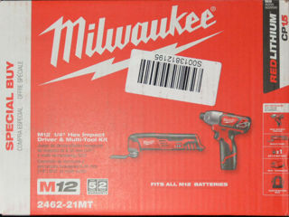 Набор аккумуляторного инструмента Milwaukee 2462-21MT foto 2