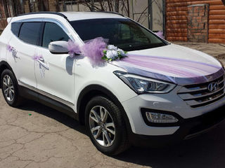 Hyundai Santa Fe Транспорт для торжеств/Тransport pentru ceremonie. De la 50 €/zi (день) foto 4