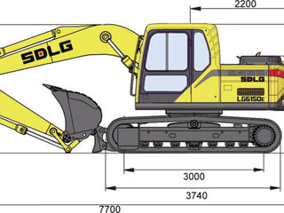 Гусеничный экскаватор SDLG LG6150Е (Volvo Group) foto 5