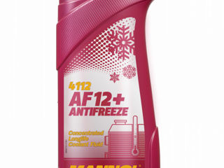 Antigel concentrat rosu MANNOL 4112-1 Antifreeze AF12+ Longlife 1L foto 1