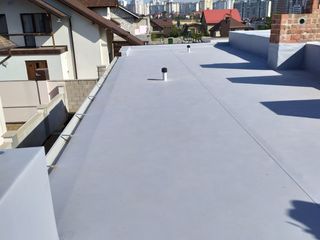 Hidroizolare acoperișuri plate, terase, balcoane,  - membrane  PVC, TPO, Bituminoase foto 1