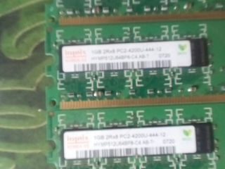 Память по 10 лей рабочая     DDR2 1Gb - 15 lei            DDR3 2Gb - 15 lei foto 2