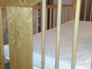 Кровать деревянная с матрасом foto 2