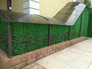 Декоративный зеленый забор foto 6
