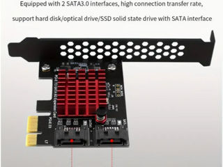 Переходники PCIE - NVME, PCIE - SATA III, (M.2 NVME SSD NGFF to PCIE 3.0 X16, Х4, Х1) foto 2