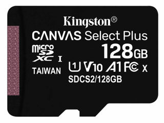 Microsdhc карта на 128gb - «kingston class 10 uhs-i + sd adapter (up to:25mb/s)»