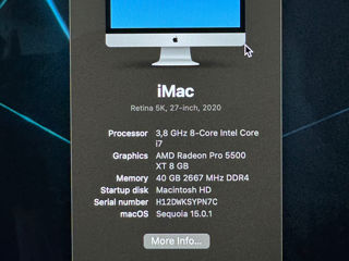 iMac i7, 40gb, SSD 1 TB foto 2