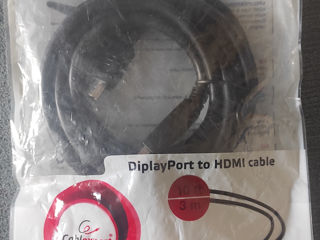 кабель dp (m) - hdmi (m) - 3 метра