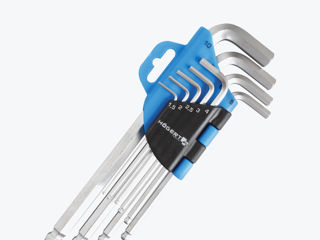 Наборы Г-образных ключей, набор шестигранных Г-образных ключей, hoegert, ручной инструмент, panlight foto 5
