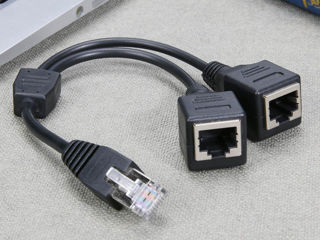 Сеть DSL RJ45 «папа» на 2 «мама» Соединительный кабель-адаптер