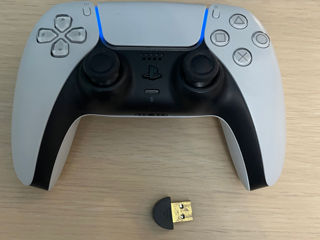 Controller DualSense PS5 cu Adaptor Bluetooth pentru PC - De Vânzare