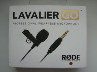 Professional wearable microphone RODE Lavalier Go, NOU, sigilat – 1000 lei
