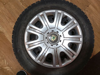 vind 2 discuri cu anvelopeR15 5x100 185/65 R15 M+S foto 2