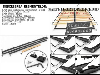 Somiere și saltele de la producător la preț accesibil. foto 3