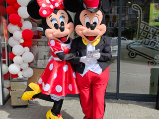 Mickey și Minnie Mouse / Микки и Минни маус аниматоры / animatori mascote Moldova foto 8