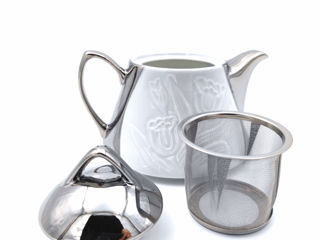 Заварочный чайник керамический с ситечком foto 2