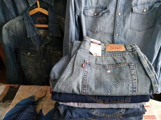 Jeans куртки - рубашки Levis-Wrangler 