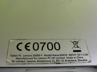 Планшет Lenovo Tab S-5000-F. foto 7