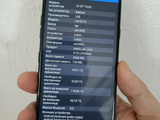 LG G7 Thinq 64/4 GB. Stare foarte bună. foto 2