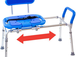 Раздвижная скамья для переноски ванны HydroGlyde Premium с вырезом
