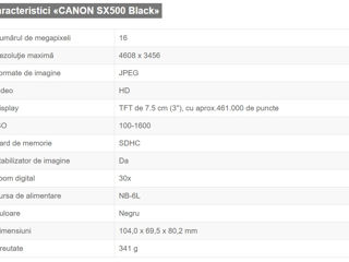 fotoaparat Canon PowerShot SX500IS foto 9