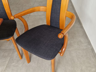 Vind masă cu 6 scaune cu extindere din lemn importată din Germania foto 6
