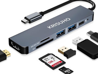 Type C Hub macbook HDMI USB Micro SD SD card