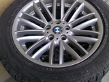 Диски bmw 18"  с зимней резиной bridgestone blizzak 245/50 r18 foto 1