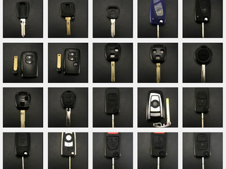 Сменные корпуса оригинальных автомобильных ключей.