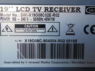 Televizor SwissTec 19 LCD TV foto 2