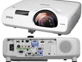 проектор короткофокусный Epson 3200 Lм, пульт, кабель, гарантия, пробное тестирование, чек foto 2