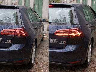 Stopuri Full LED compatibil cuVW Golf 7 & 7.5 VII (2013-2019) Facelift Retrofit G7.5 Look Dinamic Se foto 2